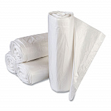 High-Density Commercial Can Liner Value Pack, 60 gal, 14 mic, 43" x 46", Clear, Interleaved Roll, 25 Bags/Roll, 8 Rolls/CT (VALH4348N16)