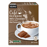 Cafe Escapes Milk Chocolate Hot Cocoa K-Cups, 24/Box (6801)