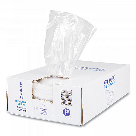 Ice Bucket Liner Bags, 96 oz, 6
