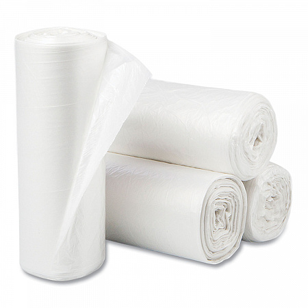 High-Density Commercial Can Liners, 10 gal, 5 mic, 24