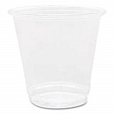 PET Plastic Cups, 3 oz, Clear, 2,500/Carton (CKC3)