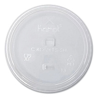 PET Lids, Strawless Sipper, Fits 12 oz to 24 oz Cold Cups, Plastic, Clear, 1,000/Carton (CKC626TSSH)