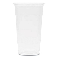 PET Plastic Cups, 32 oz, Clear, 300/Carton (CKC32)