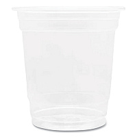 PET Plastic Cups, 8 oz, Clear, 1,000/Carton (CKC8)