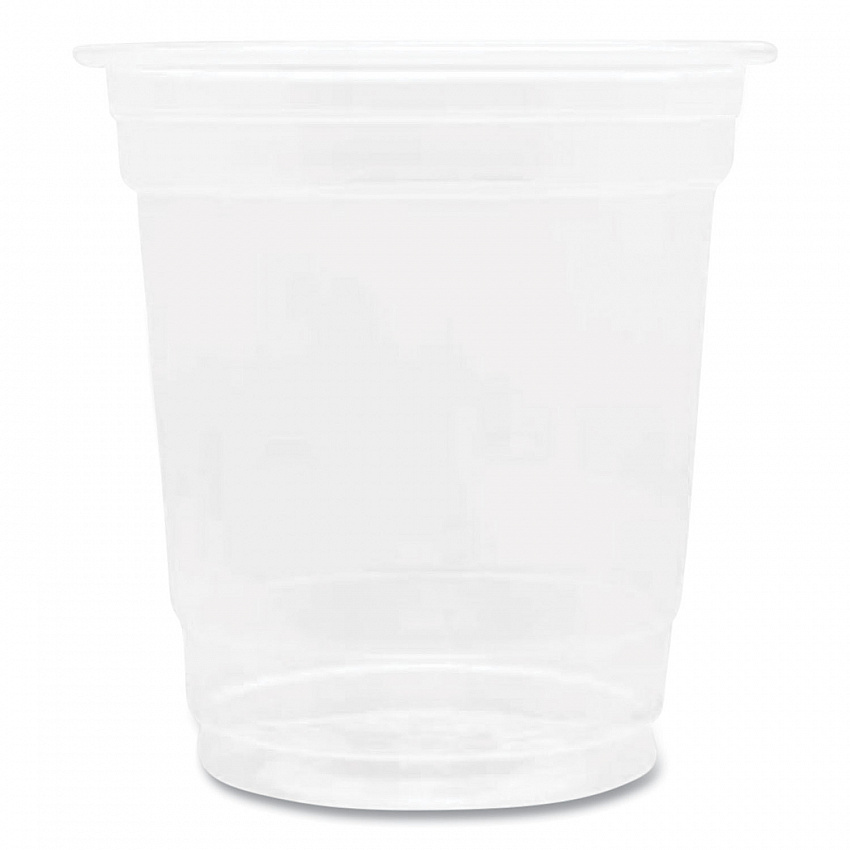 PET Plastic Cups, 8 oz, Clear, 1,000/Carton (CKC8)
