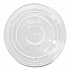 PET Lids, Flat with Straw Slot, Fits 32 oz Cold Cups, Plastic, Clear, 500/Carton (CKC107TS)