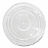 PET Lids, Flat with Straw Slot, Fits 12 oz to 24 oz Cold Cups, Plastic, Clear, 1,000/Carton (CKC626TS)