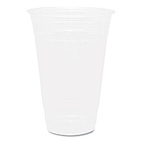 PET Plastic Cups, 20 oz, Clear, 1,000/Carton (CKC20)