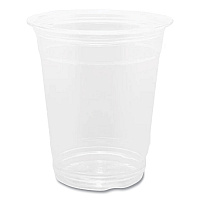 PET Plastic Cups, 92 mm Rim Diameter, 12 oz, Clear, 1,000/Carton (CKC12S)