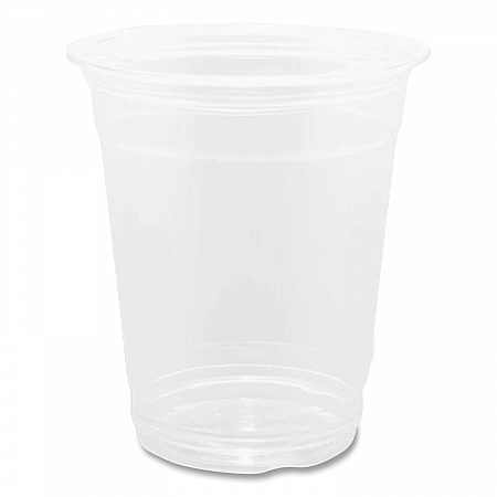 PET Plastic Cups, 92 mm Rim Diameter, 12 oz, Clear, 1,000/Carton (CKC12S)
