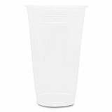 PET Plastic Cups, 24 oz, Clear, 600/Carton (CKC24)
