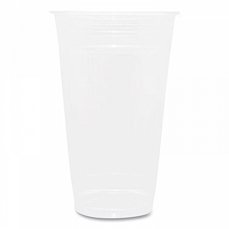 PET Plastic Cups, 24 oz, Clear, 600/Carton (CKC24)