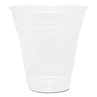 PET Plastic Cups, 98 mm Rim Diameter, 12 oz, Clear, 1,000/Carton (CKC12)