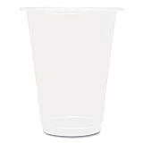 PET Plastic Cups, 7 oz, Clear, 1,000/Carton (CKC7)