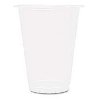 PET Plastic Cups, 7 oz, Clear, 1,000/Carton (CKC7)
