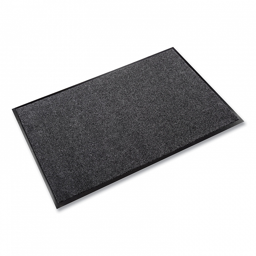 EcoStep Wiper Mat, Rectangular, Charcoal Gray Cut Pile Surface, 48" x 96" (ET0048CH)
