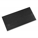Tuff-Spun Foot-Lover Diamond Surface Mat, Rectangular, Black Diamond Embossed Surface, 36" x 60" (FL3660KD)
