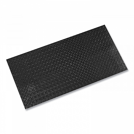 Tuff-Spun Foot-Lover Diamond Surface Mat, Rectangular, Black Diamond Embossed Surface, 36