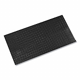 Tuff-Spun Foot-Lover Diamond Surface Mat, Rectangular, Black Diamond Embossed Surface, 24" x 36" (FL2436KD)