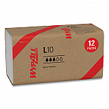 L10 SANI-PREP Dairy Towels, Banded, 2-Ply, 9.3 x 10.5, Unscented, White, 200/Pack, 12 Packs/Carton (01770)