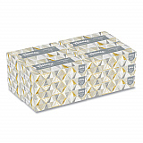 White Facial Tissue for Business, 2-Ply, 125 Sheets/Box, 12 Boxes/Carton (03076)