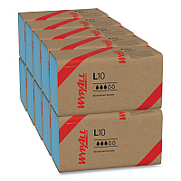 L10 Windshield Towels, 1-Ply, 9.1 x 10.25, Light Blue, 224/Pack, 10 Packs/Carton (05123)