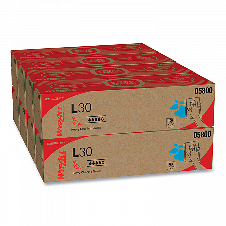 L30 Towels, POP-UP Box, 16.4 x 9.8, White, 100/Box, 8 Boxes/Carton (05800)