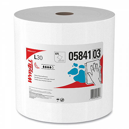 L30 Towels, 12.4 x 12.2, White, 875/Roll (05841)