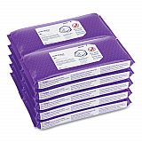 W4 PreSat Alcohol Wipers, 70% IPA, 1-Ply, 9 x 11, White, 40/Pack, 10 Packs/Carton (06070)