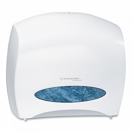 JRT Jr. Escort Jumbo Roll Bath Tissue Dispenser, 16 x 5.75 x 13.88, Pearl White (09508)