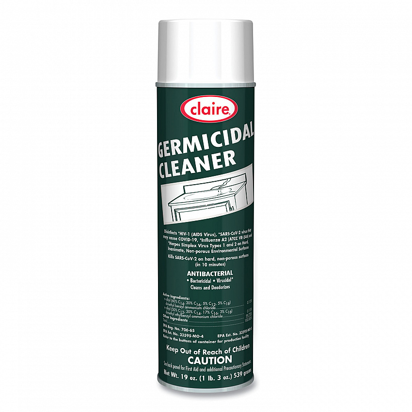 Germicidal Cleaner, Floral Scent, 19 oz Aerosol Spray (873EA)