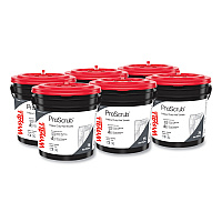 Power Clean ProScrub Pre-Saturated Wipes, 9.5 x 12, Citrus Scent, Green, 75/Bucket, 6 Buckets/Carton (91371CT)