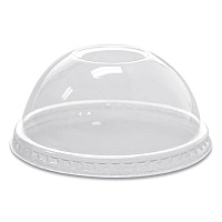 PET Lids, Dome Lid, Fits 8 oz to 10 oz Cold Cups, Plastic, Clear, 1,000/Carton (CKDL78)