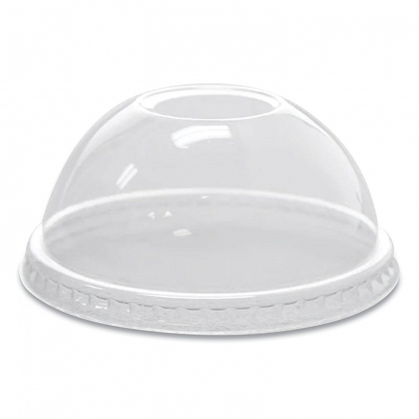 PET Lids, Dome Lid, Fits 8 oz to 10 oz Cold Cups, Plastic, Clear, 1,000/Carton (CKDL78)