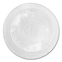PET Lids, Flat Lid, Fits 32 oz Cold Cups, Plastic, Clear, 600/Carton (KRTCKCL1045)