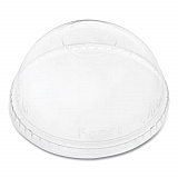 PET Lids, No Hole Dome Lid, Fits 12 oz to 24 oz Cold Cups, Plastic, Clear, 1,000/Carton (CKDL626NH)