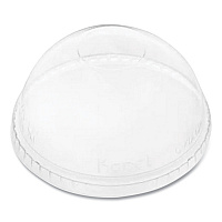 PET Lids, No Hole Dome Lid, Fits 12 oz to 24 oz Cold Cups, Plastic, Clear, 1,000/Carton (CKDL626NH)