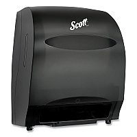Essential Electronic Hard Roll Towel Dispenser, 12.7 x 9.57 x 15.76, Black (48860)
