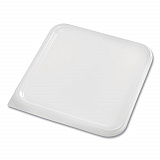 SpaceSaver Square Container Lids, 8.8 x 8.75, White, Plastic, 12/Carton (FG650900WHT)