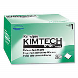 Kimwipes Delicate Task Wipers, 1-Ply, 4.4 x 8.4, Unscented, White, 286/Box (34155)