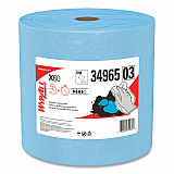 General Clean X60 Cloths, Jumbo Roll, 12.5 x 13.4, Blue, 1,100/Roll (34965)