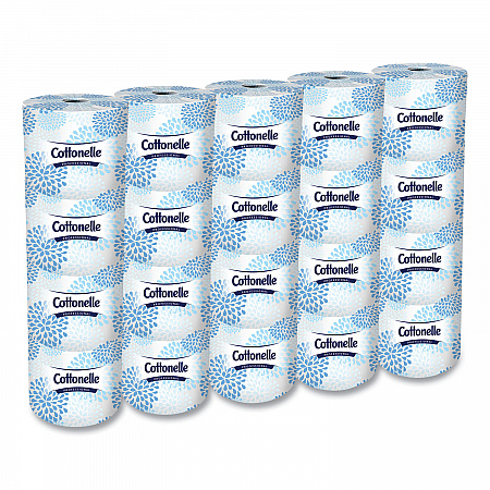 Two-Ply Bathroom Tissue, Septic Safe, White, 451 Sheets/Roll, 20 Rolls/Carton (13135)