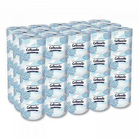 Two-Ply Bathroom Tissue for Business, Septic Safe, White, 451 Sheets/Roll, 60 Rolls/Carton (17713)