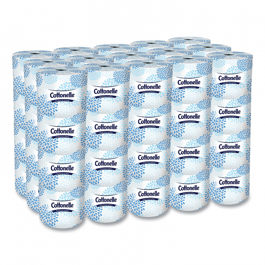Two-Ply Bathroom Tissue for Business, Septic Safe, White, 451 Sheets/Roll, 60 Rolls/Carton (17713)