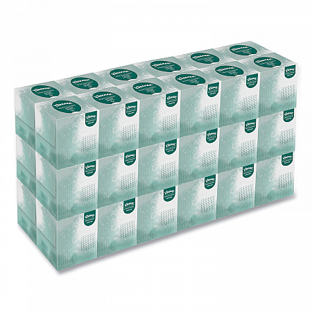 Naturals Facial Tissue for Business, BOUTIQUE POP-UP Box, 2-Ply, White, 90 Sheets/Box, 36 Boxes/Carton (21272)