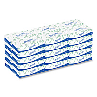 Facial Tissue for Business, Flat Box, 2-Ply, White, 100 Sheets/Box, 30 Boxes/Carton (21340)