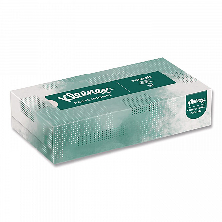 Naturals Facial Tissue for Business, Flat Box, 2-Ply, White, 125 Sheets/Box (21601BX)