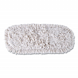 Kut-A-Way Dust Mop Head, Cotton, 24", White, 12/Carton (FGK15300WH00)