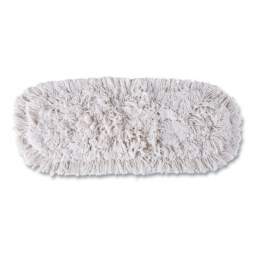 Kut-A-Way Dust Mop Head, Cotton, 24", White, 12/Carton (FGK15300WH00)