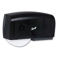 Essential Coreless Twin Jumbo Roll Tissue Dispenser, 20 x 6 x 11, Black (09608)